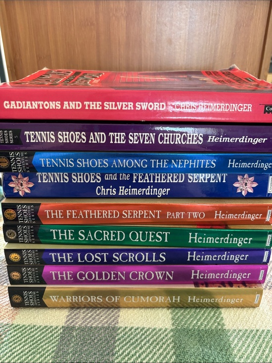 Chris Heimerdinger Other - Chris Heimerdinger Tennis Shoes Among Nephite Adventure Series Lot of 9 LDS